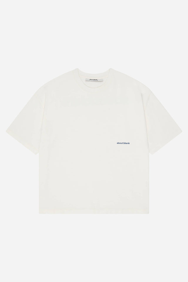 box t-shirt - oat/black