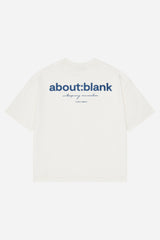 box t-shirt oat/estate blue