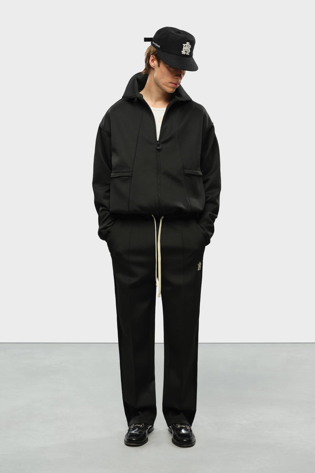 monogram track jacket black/ecru