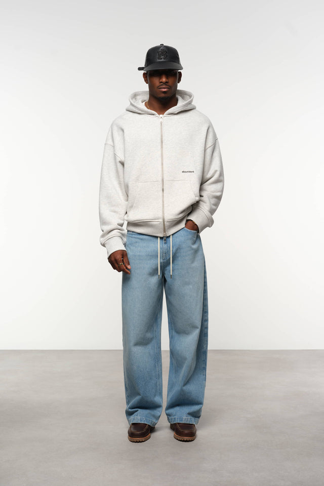 wide leg denim light blue wash