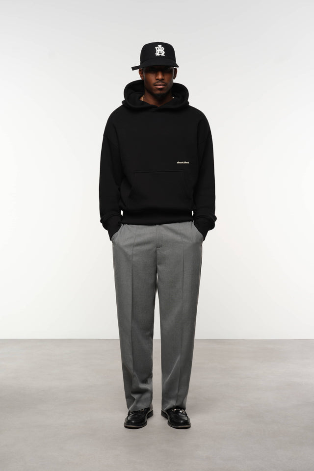 everyday pleated trouser light grey