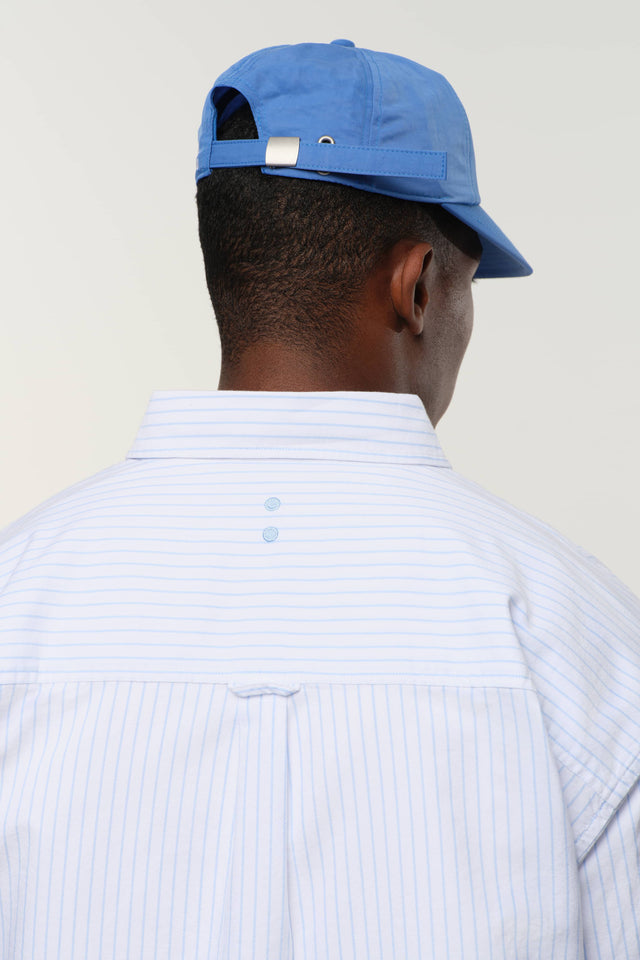 oxford script shirt white/blue