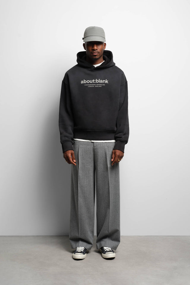 garcon hoodie washed black