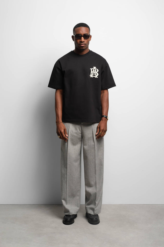 monogram t-shirt black/ecru