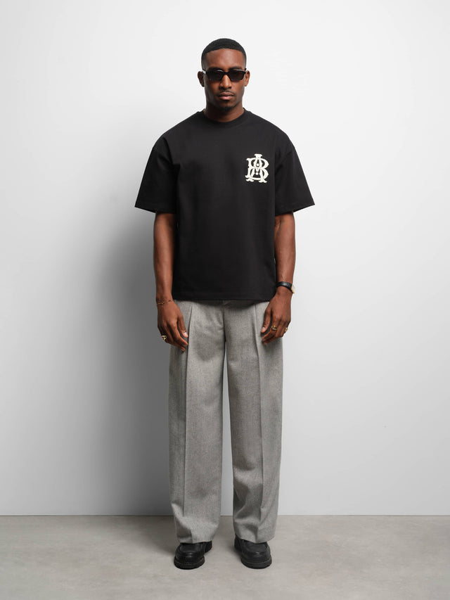 monogram t-shirt black/ecru