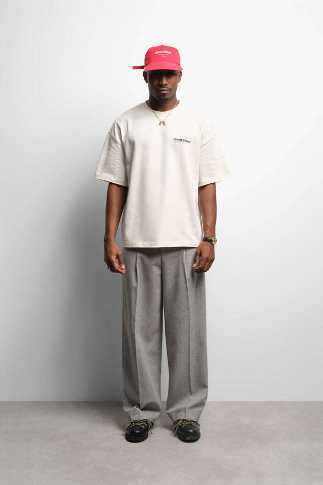 collection t-shirt oat/green/red