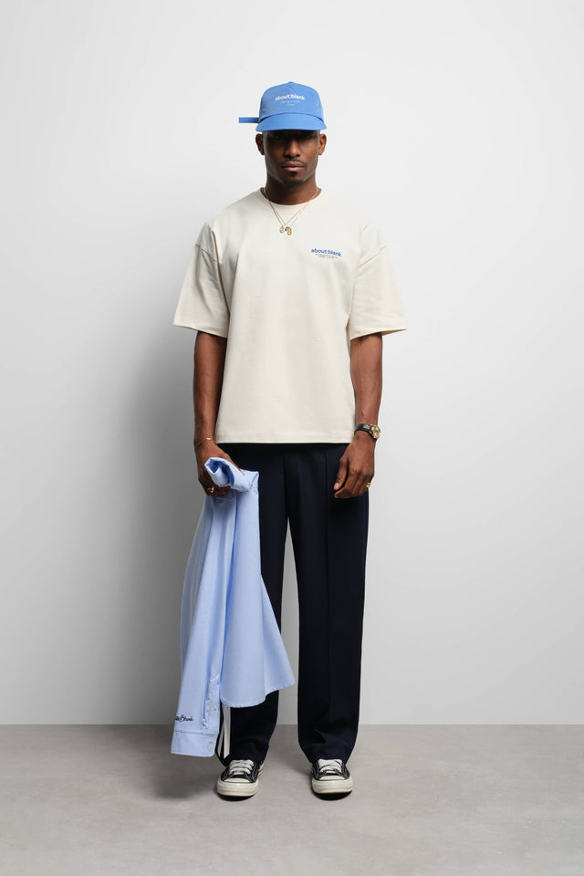 insignia t-shirt oat/red/blue