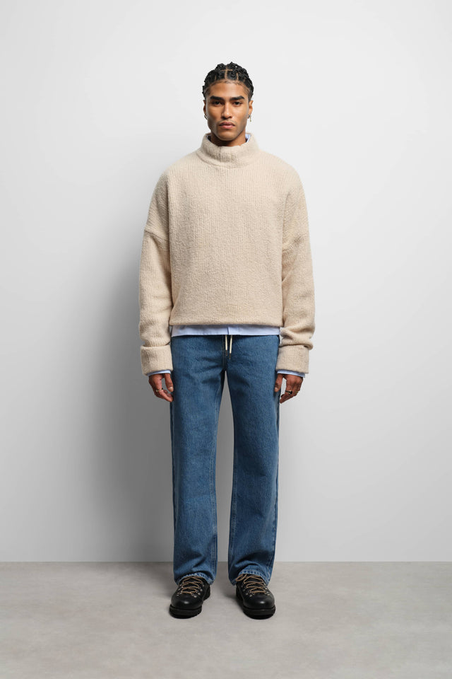 avenue turtle neck buttermilk