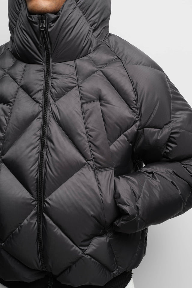 puffer dusty black