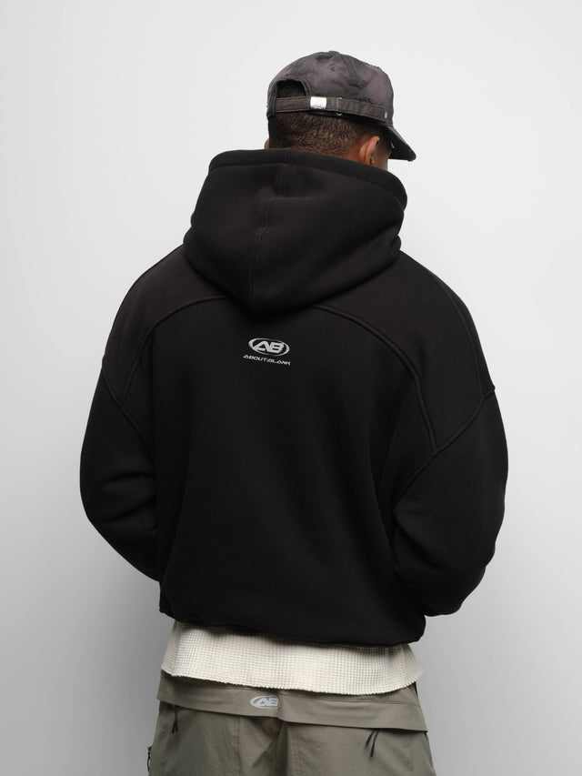arc hoodie washed black