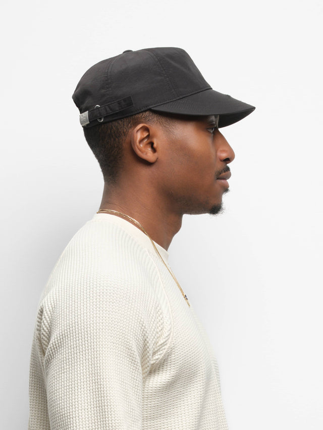 nylon cap black