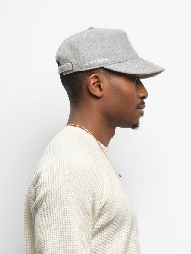 monogram cap grey/ecru
