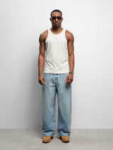 monogram 2 pack vests oat