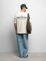 blazon t-shirt oat/epsom green/black