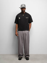 dual logo t-shirt black/ecru