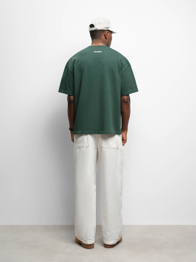 monogram t-shirt epsom green/ecru