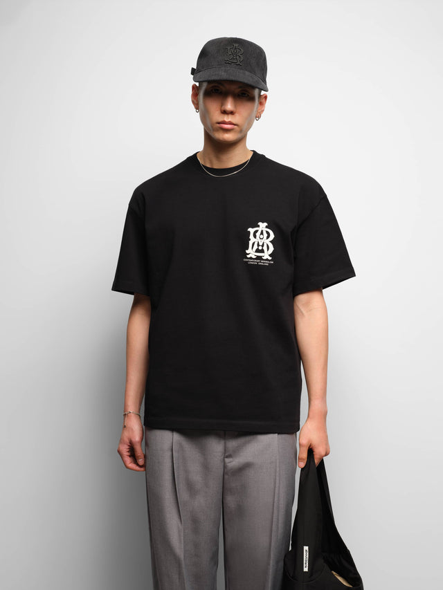 disc t-shirt black