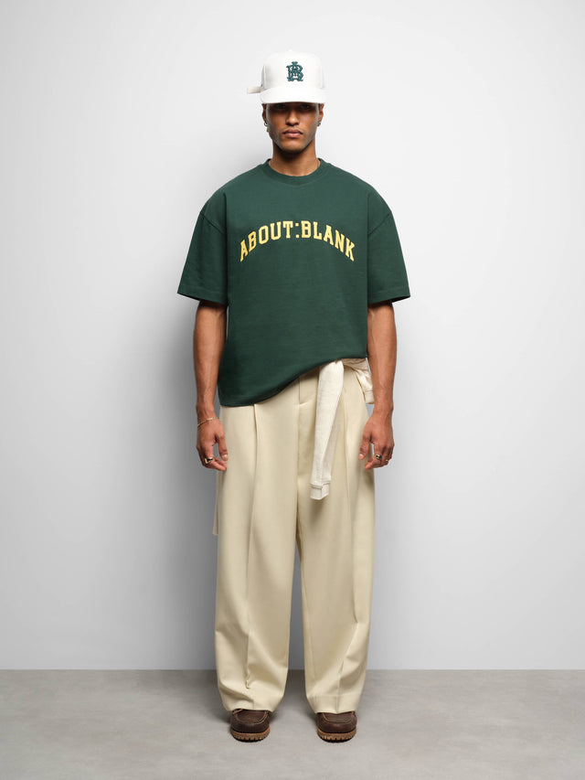 college t-shirt epsom green