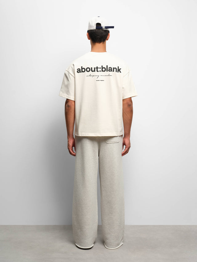 box t-shirt oat/black