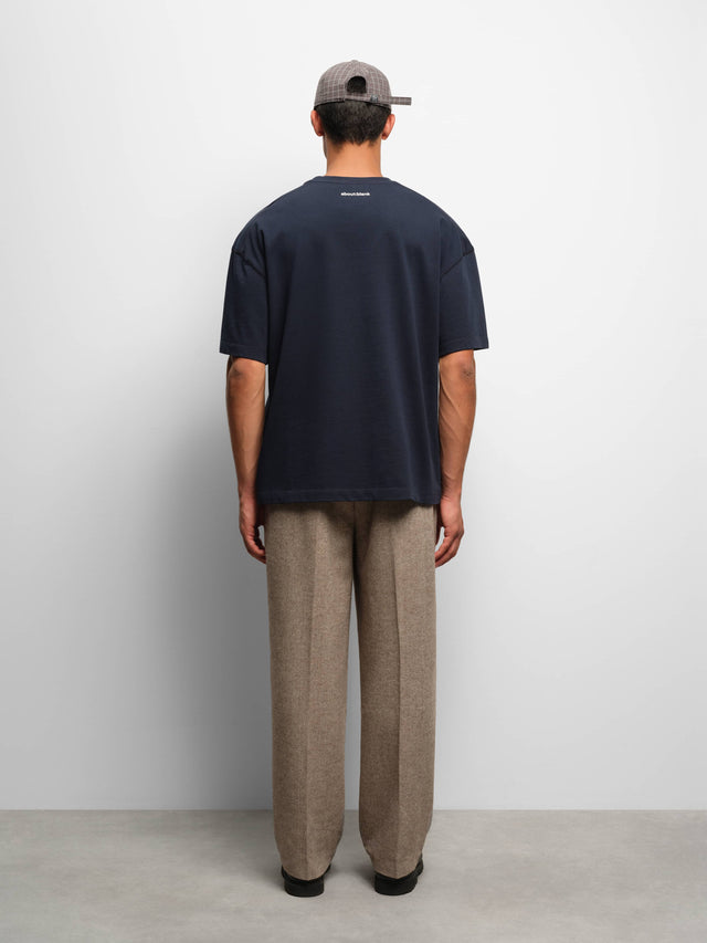 monogram t-shirt navy/ecru