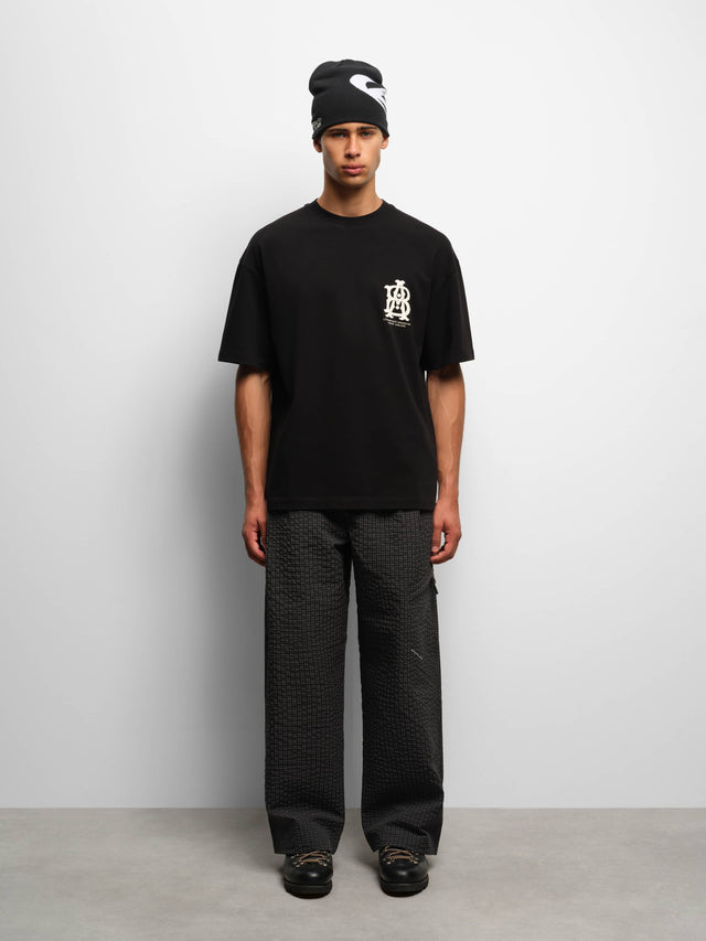 disc t-shirt black