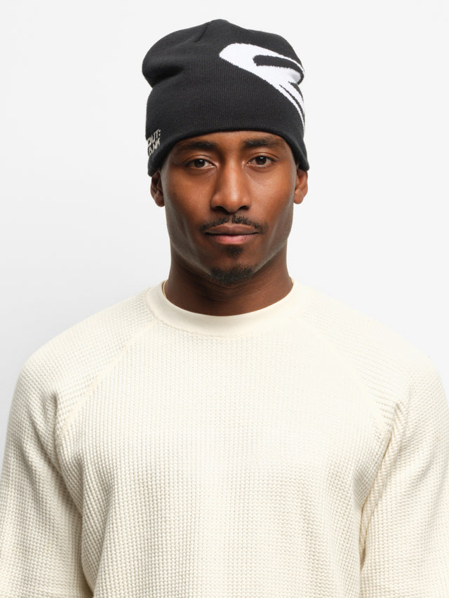 ellipse skull beanie black/ecru