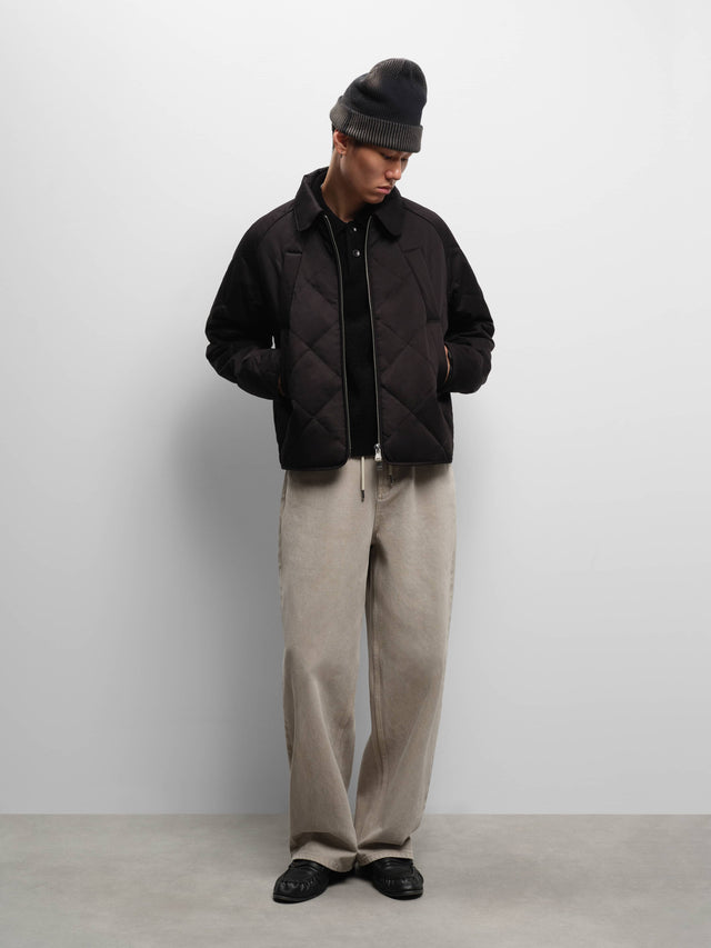 relaxed denim jean grey
