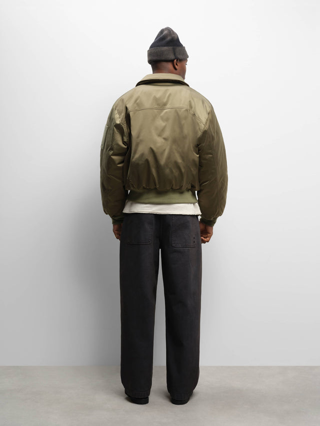 bomber jacket olive