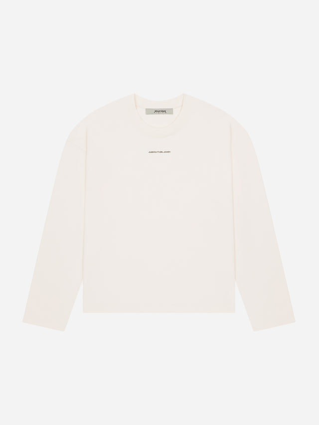 liquid oblique long sleeve t-shirt oat