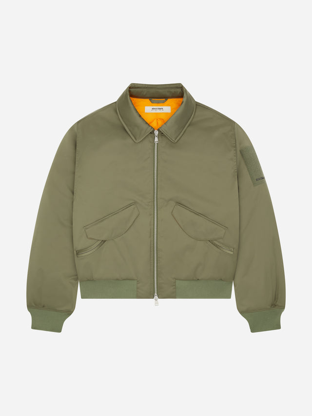 bomber jacket olive