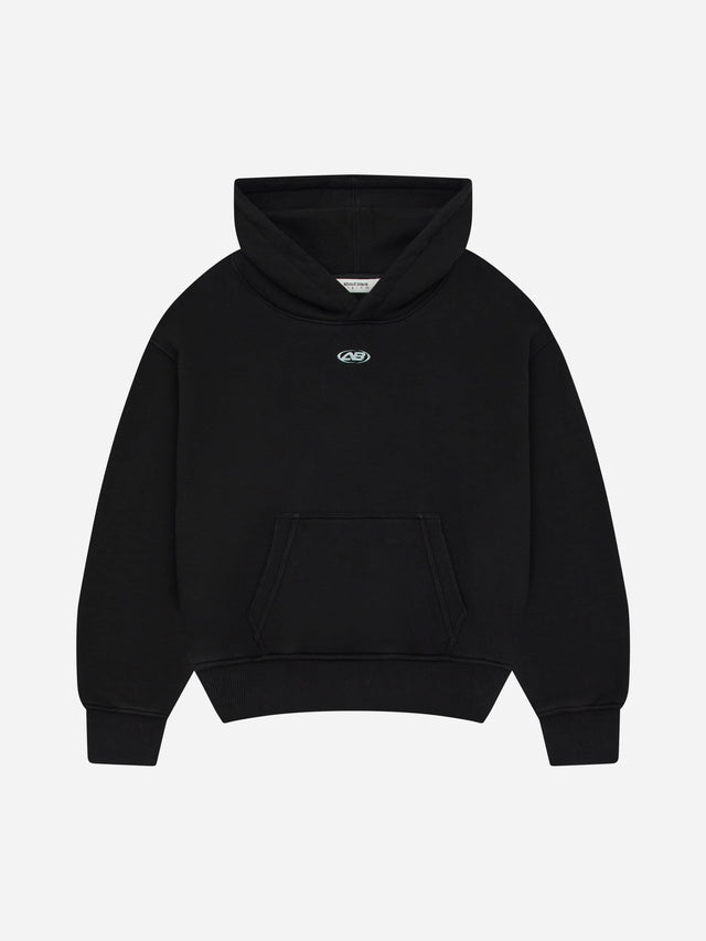 arc hoodie washed black