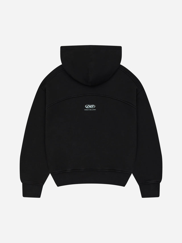 arc hoodie washed black