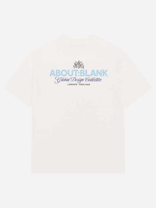 blazon t-shirt oat/blue