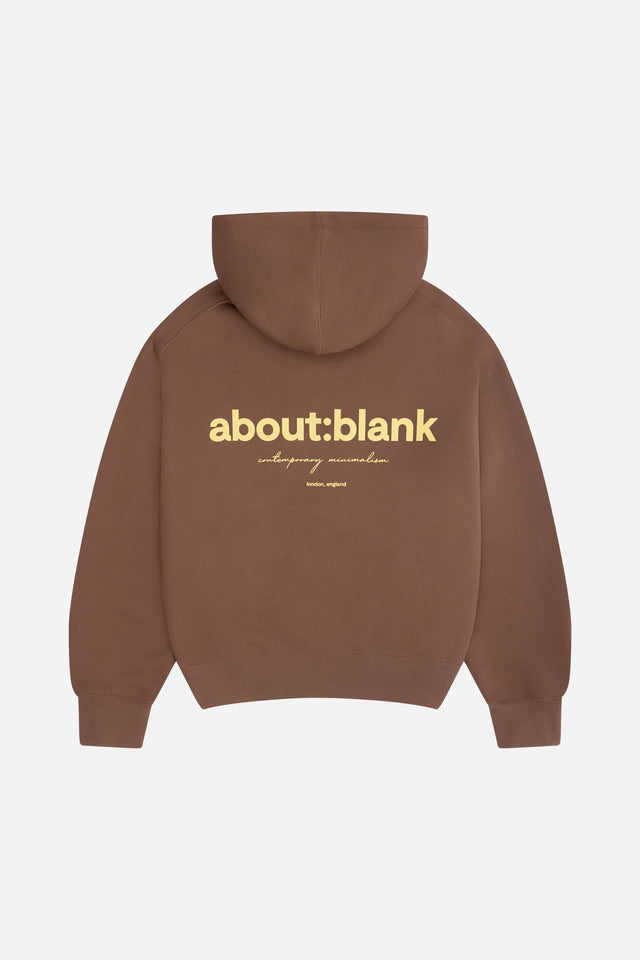 box hoodie brown/yellow