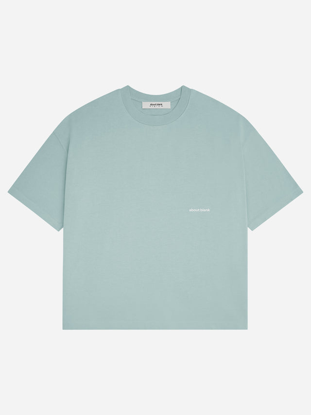 box t-shirt tourmaline/ecru