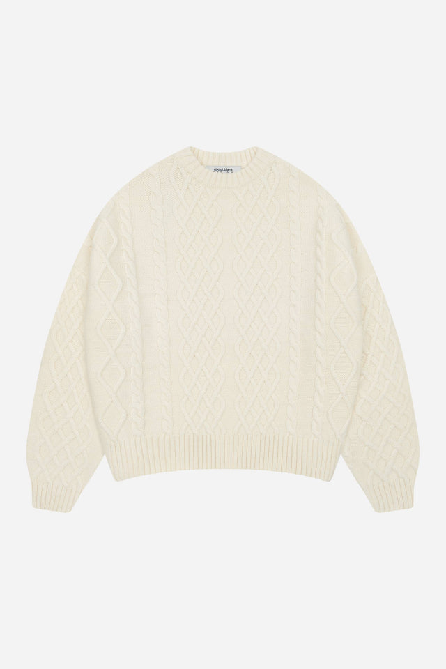 cable knit oat