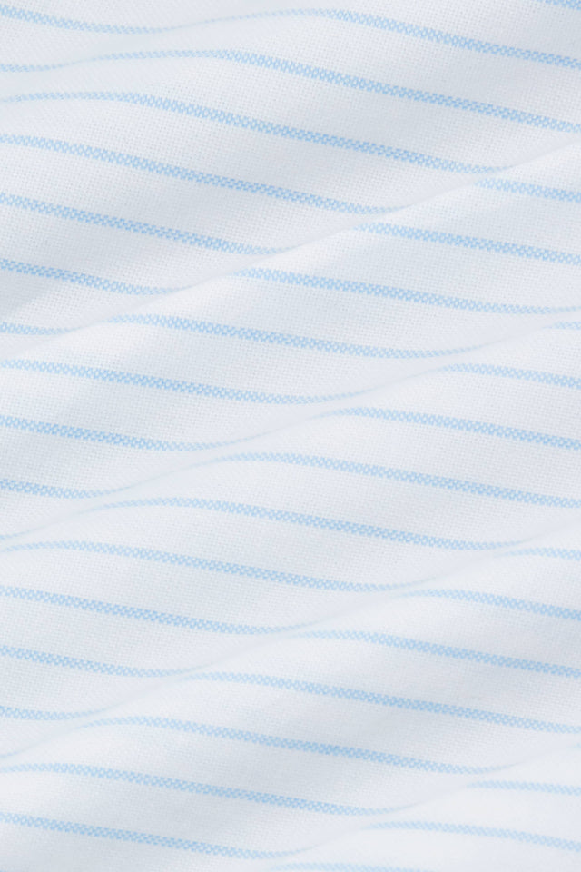 oxford script shirt white/blue