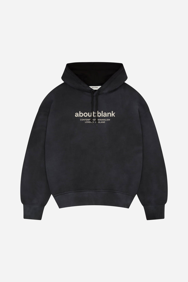 garcon hoodie washed black