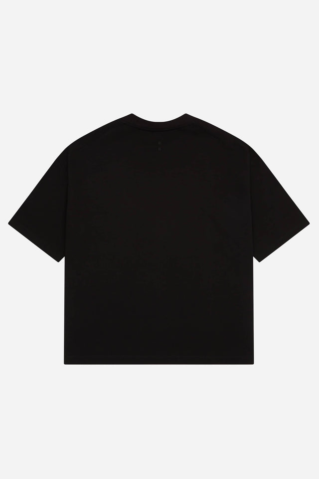 dual logo t-shirt black/ecru