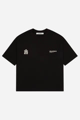 dual logo t-shirt black/ecru