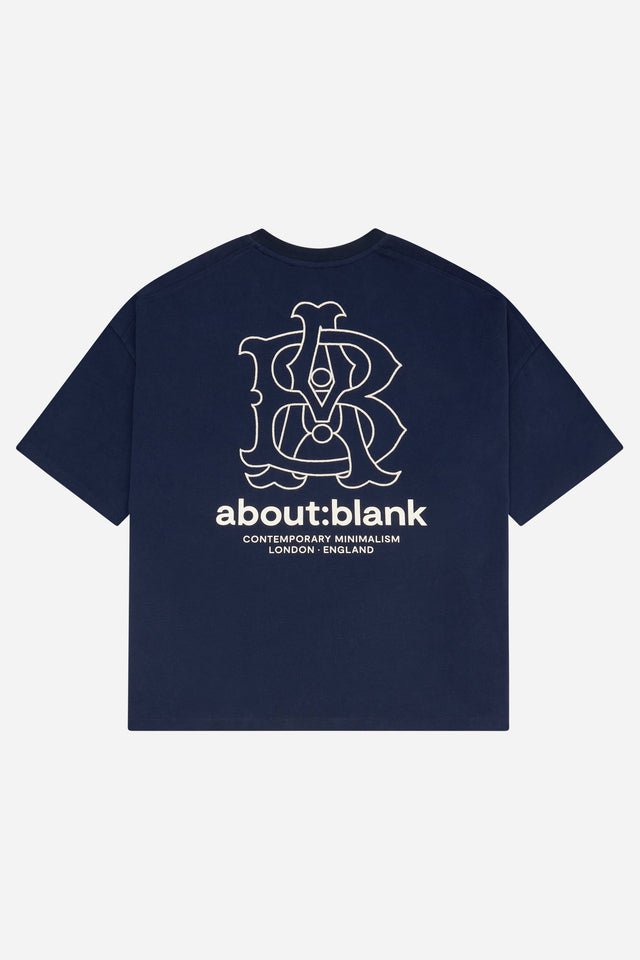 emblem t-shirt navy