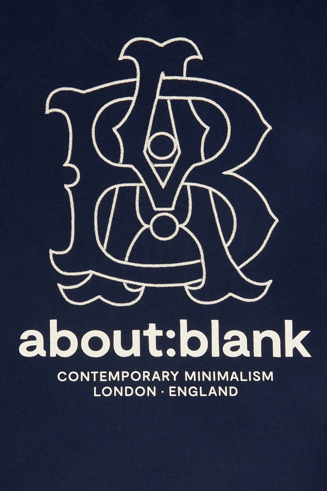 emblem t-shirt navy