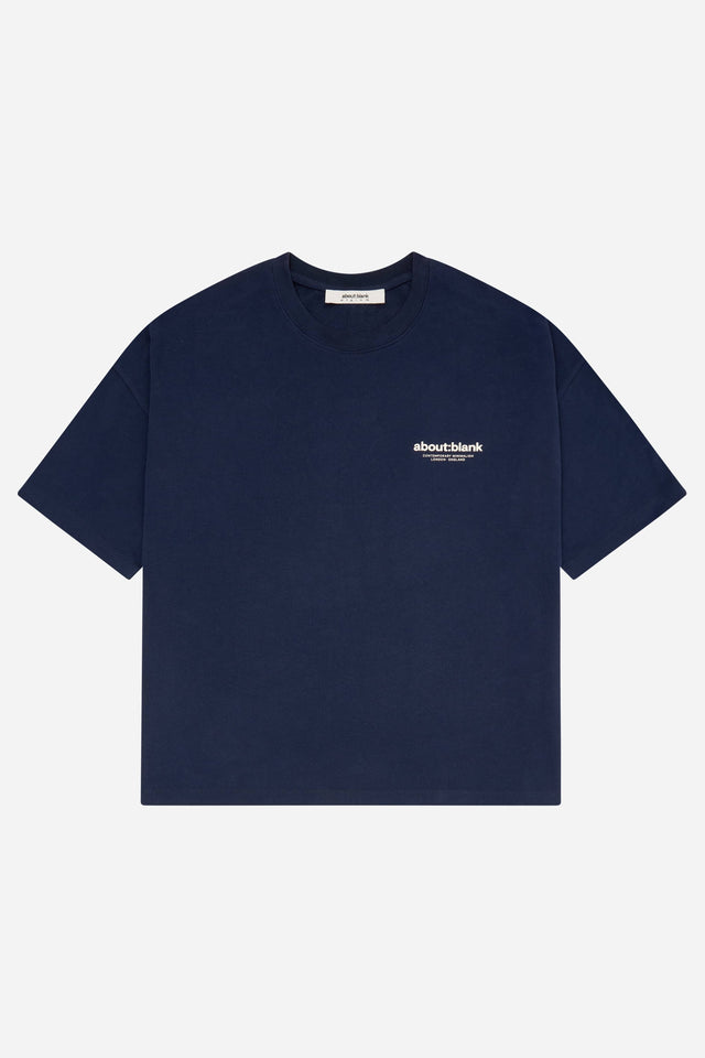 emblem t-shirt navy