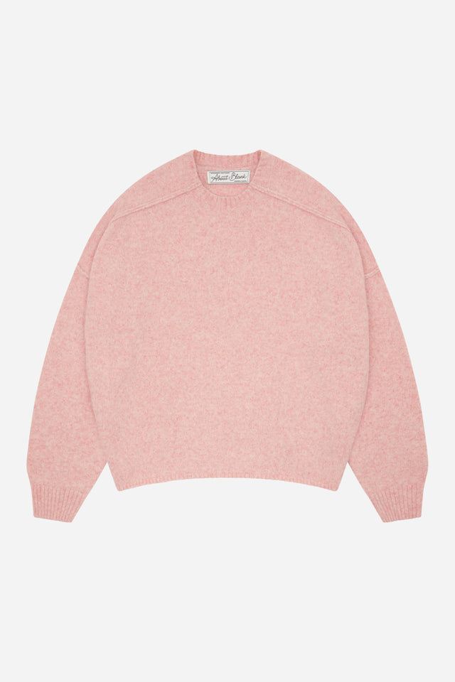 exposed mock neck pink
