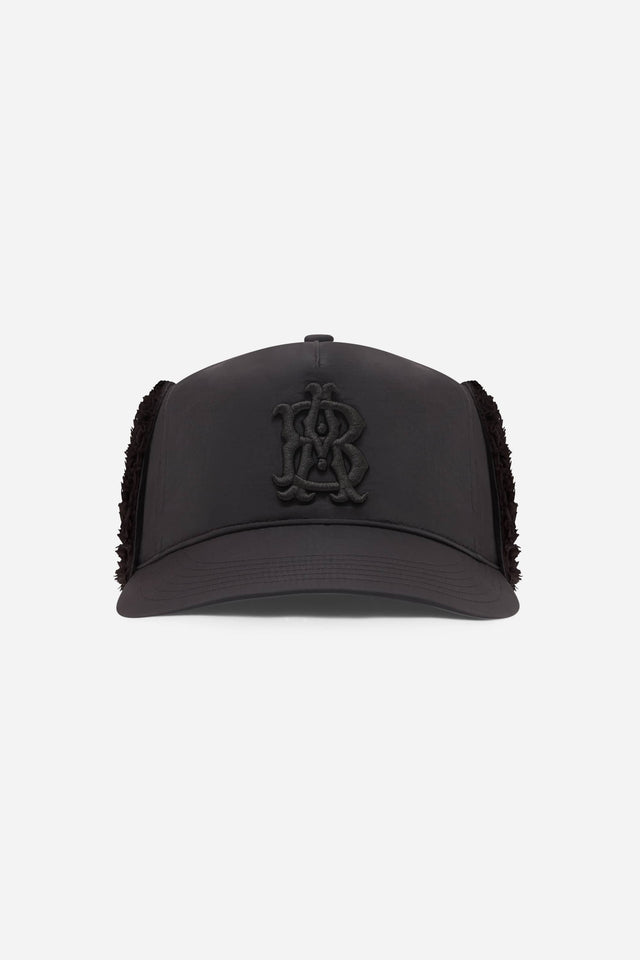 flap cap black