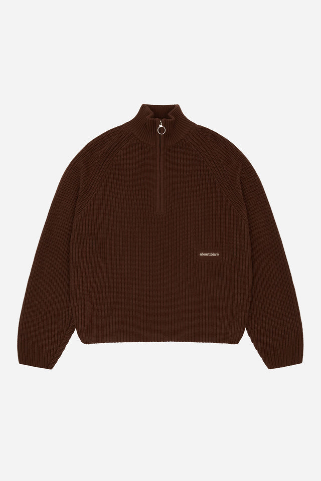 funnel knit brown