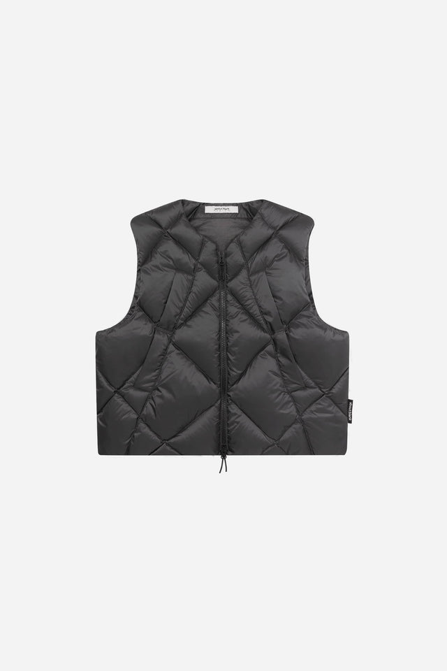 gilet dusty black