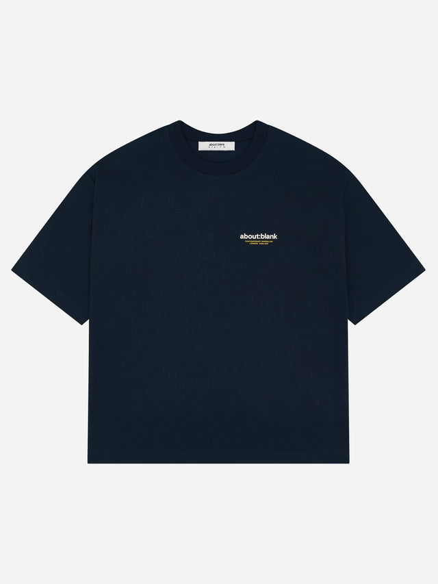 insignia t-shirt navy/yellow/ecru