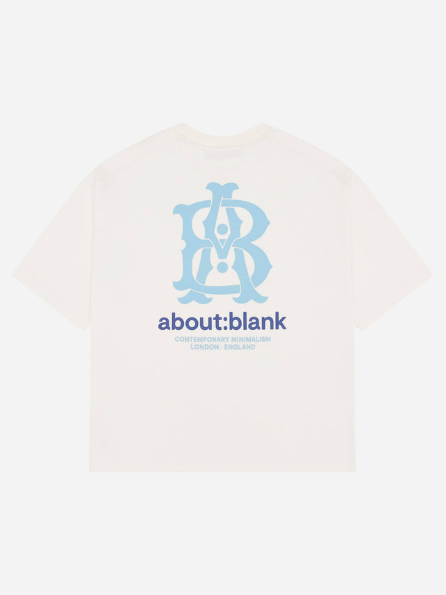 insignia t-shirt oat/navy/blue