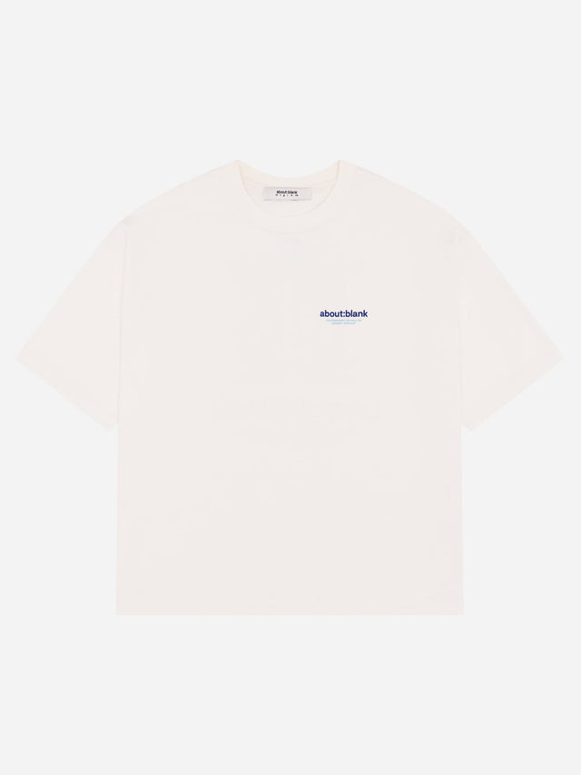insignia t-shirt oat/navy/blue